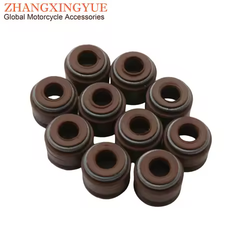 10pc Valve Oil Seal For Sym X'Pro Tonik 50 VS125 Shark 125 Symply 150 Symphony S SR ST 50i 125i 150i