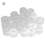25 Clear Plastic Sewing Machine Bobbins Fits Singer Brother Janome Toyota