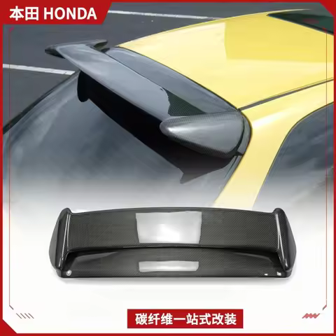 Suitable For Honda Civic 6th Generation EK9 Modified TYPE R Fixed Wind Top Wing, Carbon Fiber Rear W