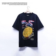 NBA Tshirt “92 Team USA” Black/White Shirt Men Women Loose Fitting Clothing Hustle