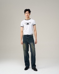 Niyom Jeans collection INDIGO : รุ่น NB71 กางเกงยีนส์ผู้ชาย ทรงกระบอกใหญ่