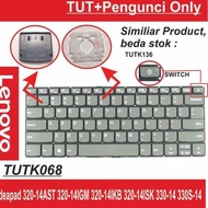 TOMBOL [Code Hx97] TUTK068 Key Key Key Key Lock Keyboard Holder Notebook Laptop LENOVO Ideapad 320-14AST 320-14IGM 320-14IKB 320-14ISK 330-14 330S-14