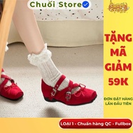 (GOOD QC STANDARD VERSION) Women's bow flat shoes TYPE 1, square toe flat sole, hot trend, high qual