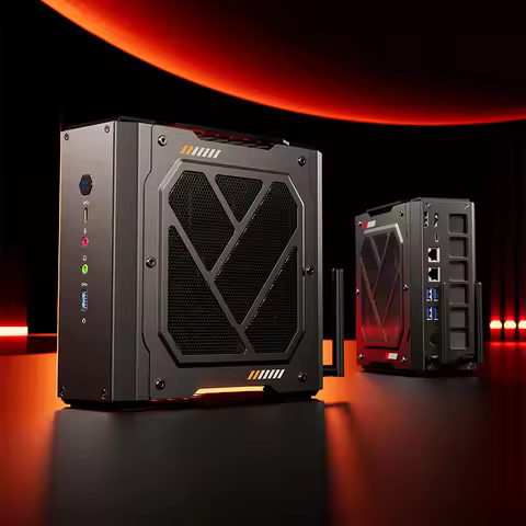 Desktop Gaming PC High-End Mini PC with Dedicated Graphics, Intel Core i7-7940HX and AMD Radeon RX 7