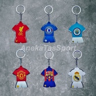 Gankun Keychain Jersey Football Club Real Madrid Barcelona Chelsea Man City Juventus Liverpool Man United Pvc Rubber Material