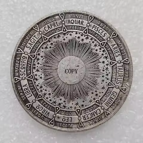 HB(252) Hobo Nickel Morgan Dollar Silver Plated Copy Coin