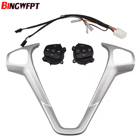 Steering Wheel Cruise Audio Volume Sound Control Switch With Wire Kit For Ford Fiesta MK7 MK8 ST Eco