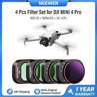NEEWER HD Filter Set for DJI Mini 4 Pro CPL/ND/VND/UV/Black Diffusion Filters Set Drone Camera Filte