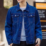 5️hot sell out Slim Men Denim Jeans Jacket Men Clothes Cowboy Male Jacket Jaket Denim Lelaki Men Jeans Outerwear