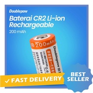 Baterai Kamera Isi Ulang CR2 Li-ion Polaroid Rechargeable 3V 200mAh 1PCS Doublepow - S3BT14OR