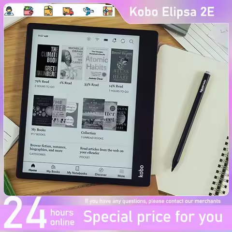 Kobo Elipsa 2E 10.3” E-Reader | Carta E Ink, Adjustable Brightness, ComfortLight PRO, Wi-Fi, 32GB + 