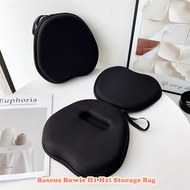 【High quality】For Baseus Bowie H1 H1i Headphone Case Pure black Earpads Storage Bag Headset Casing B