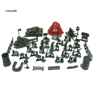 36Pcs Children Mini Simulated Army Soldier Figures Plastic Models Desktop Toys