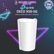 TP Link Deco X50-5 G 5G AX3000 Whole Home Mesh WiFi 6 Gateway