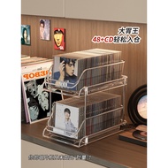 C cd Disc Rack Album Storage Organizer Rack Pull-out Double-layer CD Tape cd Storage Display Rack