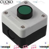 CUCKO Push Button Switch, Station Box ABS Momentary Switch, Durable Weatherproof One Button Control 