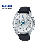 Casio Edifice EFV-650L-7AV Black Leather Band Men Watch