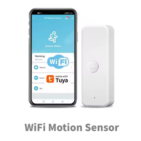 WIFI Human Motion Sensor App Alarm Body Infrared Detector Tuya Smart Home Security System Works With