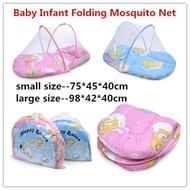 CdyBox Baby Infant Folding Mosquito Net Tent with Pillow Portable Travel Kids Sleeping Bed/baby cot