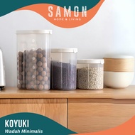 SAMON - KOYUKI Multifunctional Food Container Plastic Food Storage Container Cereal Container Cereal
