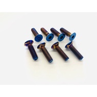 Titanium Screw Steering Wheel Screw Nut Universal Titanium Steering Wheel Screws Nut Steering Wheel 