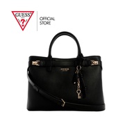 GUESS กระเป๋า รุ่น BG854607 GREGORIA LRG GFRIEND SATCHEL SATCHEL สีดำ