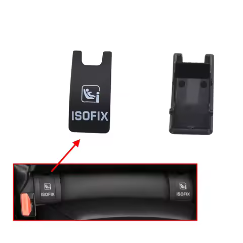 Car Rear Child Seat Fixing ISOFix Cover For Jaguar XFL XEL F-PACE Isofix Cap