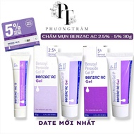 Galderma | Benzac AC | Benzoyl Peroxide 2.5% - 5% Gel 15G 30G helps reduce acne and acne