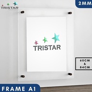 A1 Size Photo Frame Acrylic wall poster/ (60 x 84 cm) 2mm double Premium