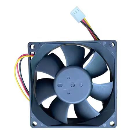 YTD128025B 8CM Square Cooling Fan DC12V 0.60A 3-Lines Cooler 8CM Square Fan YTD128025B DC 12V 0.60A 