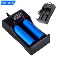 【FY】  2 Slots Dual 18650 Lithium Battery Charger for 18650 14650 Charging 4.2 / 3.7 V Rechargeable B