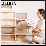 Zeekea 13L/24L Multipurpose Wardrobe Clothes Stackable Plastic Storage Box Drawer Underwear Storage 