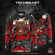 Techbeast Ashura Warmer Hoodie Jersey Basketball Full Sublimation ( CUSTOM NAME + NUMBER )