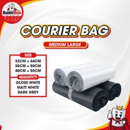 32x44cm 35x50cm 40x55cm Large Size Courier Bag Flyer Premium Grade White Matt Gloss Grey Packaging S