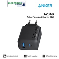 Anker Powerport Charger 20W 18W Dual Port USB Type a & C - A2348 Anker Charger