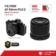 VILTROX 50mm F2.0 Z Air Full Frame Lens for Nikon Z-Mount