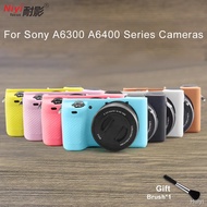 Soft Silicone Camera Case Rubber Protective Body Cover Bag Skin For Sony A6300 ILCE-6300 Sony A6400