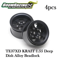 Boom Racing TE37XD KRAIT 1.55 Deep Dish Alloy Beadlock Black4pcs