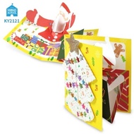 (Mong School) KY2121 Christmas card making gift Santa