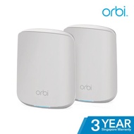 NETGEAR RBK352 Orbi Dual-Band WiFi 6 Mesh System – Wifi6 Mesh System With 1 Satellite 11AX Mesh AX1800 WiFi (Up to 1.8G)