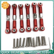 6Pcs Adjustable Metal Linkage Pull Rod Front /Rear Servo Link for  A949 A959 A969 A979 K929 RC Car U