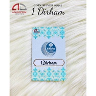 (NEW) Silver Coin 1 Dirham 999.9  - Ready Stock