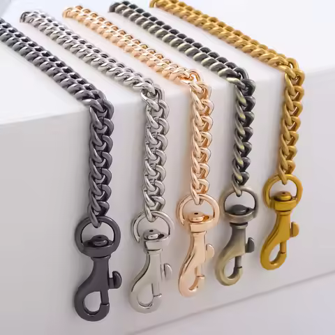 Aluminum Purse Chain Strap Metal Crossbody Chain Strap Replacement for Clutch Wallet Satchel Tote Ba