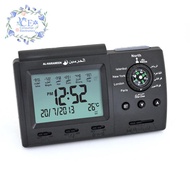 Automatic Digital Clock Islamic Azan Muslim Prayer Alarm Azan Clock for Desktop Table Clock Home Decorations Black