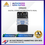 BEHRINGER DIGITAL REVERB DR600 Digital Stereo Reverb Effects Pedal
