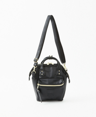 のAnelloの FAUX LEATHER/QUILTED 2 way boston mini bag shoulder bag