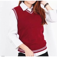 Top vest women's vest women's knitted vest women's/ vest women's knit v-neck/ vest cool strip