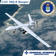 UAV MQ-9 Reaper Long Range Drone and Attack Paper Model
