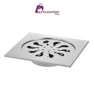 Kinghouse Odor-Proof Grid Pipe Cover Good Insect-Proof Durable Stainless Steel Size 3.5 Inches MA-J-