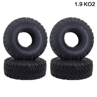 4pcs 1.9 Inch Rubber Bfgoodrich Ko2 Tyre 115*45mm For 1/10 Rc Crawler Car Trx4 Axial Scx10 Wraith Sc